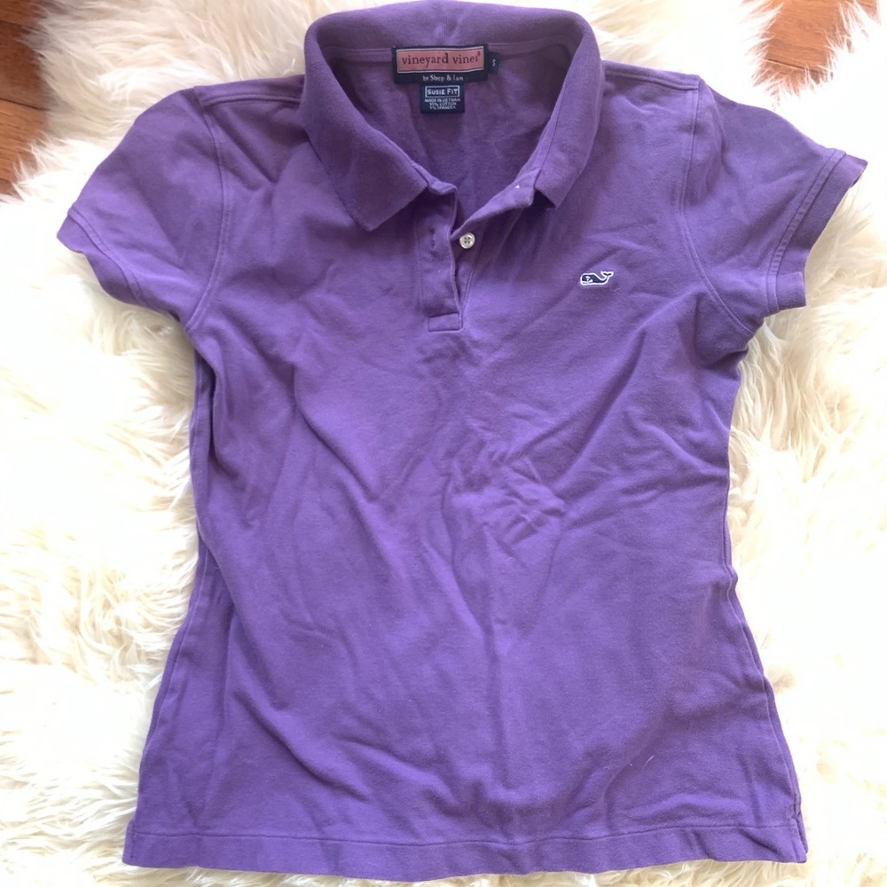 Purple Vineyard Vines Women’s Polo Shirt